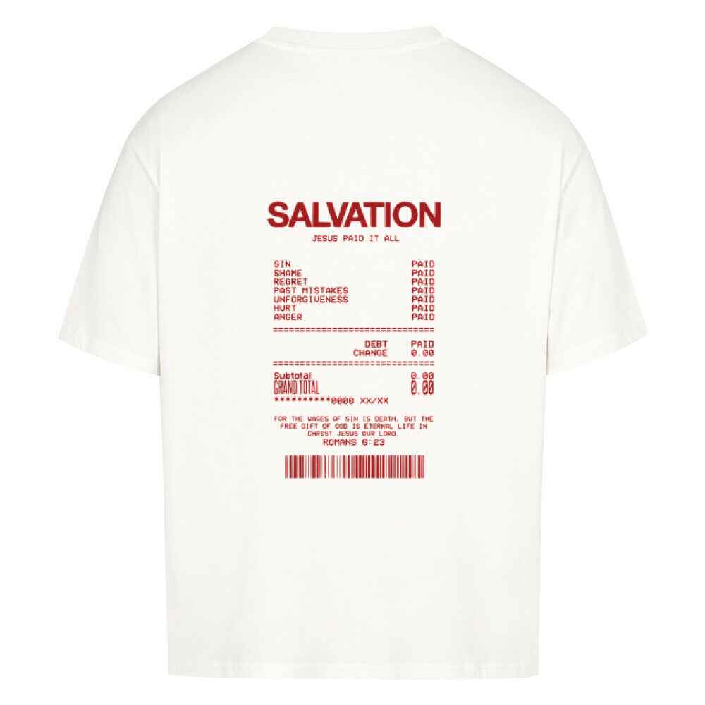 JESUS PAID IT ALL OVERSIZE SHIRT