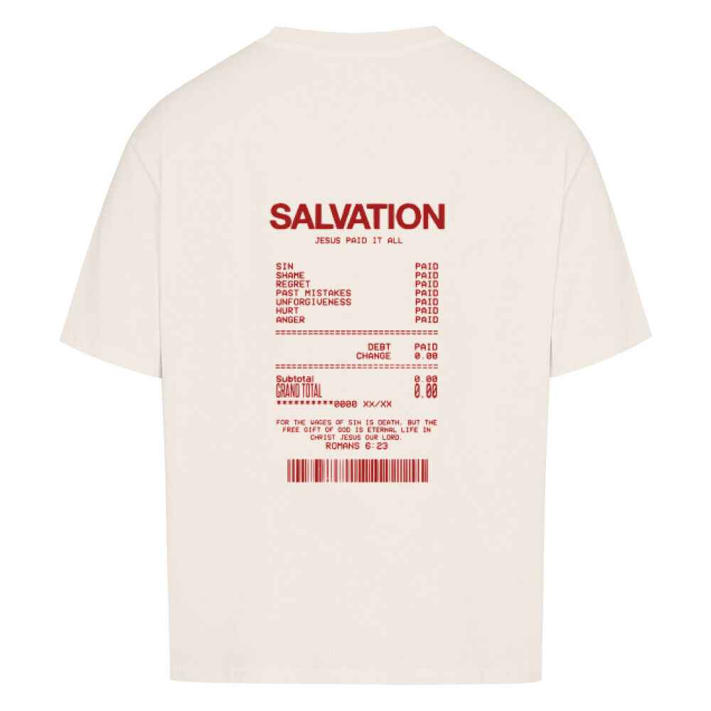 JESUS PAID IT ALL OVERSIZE SHIRT