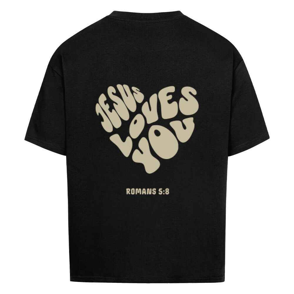 JESUS LOVES YOU OVERSIZE SHIRT