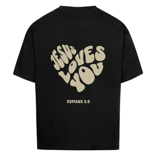 JESUS LOVES YOU OVERSIZE SHIRT