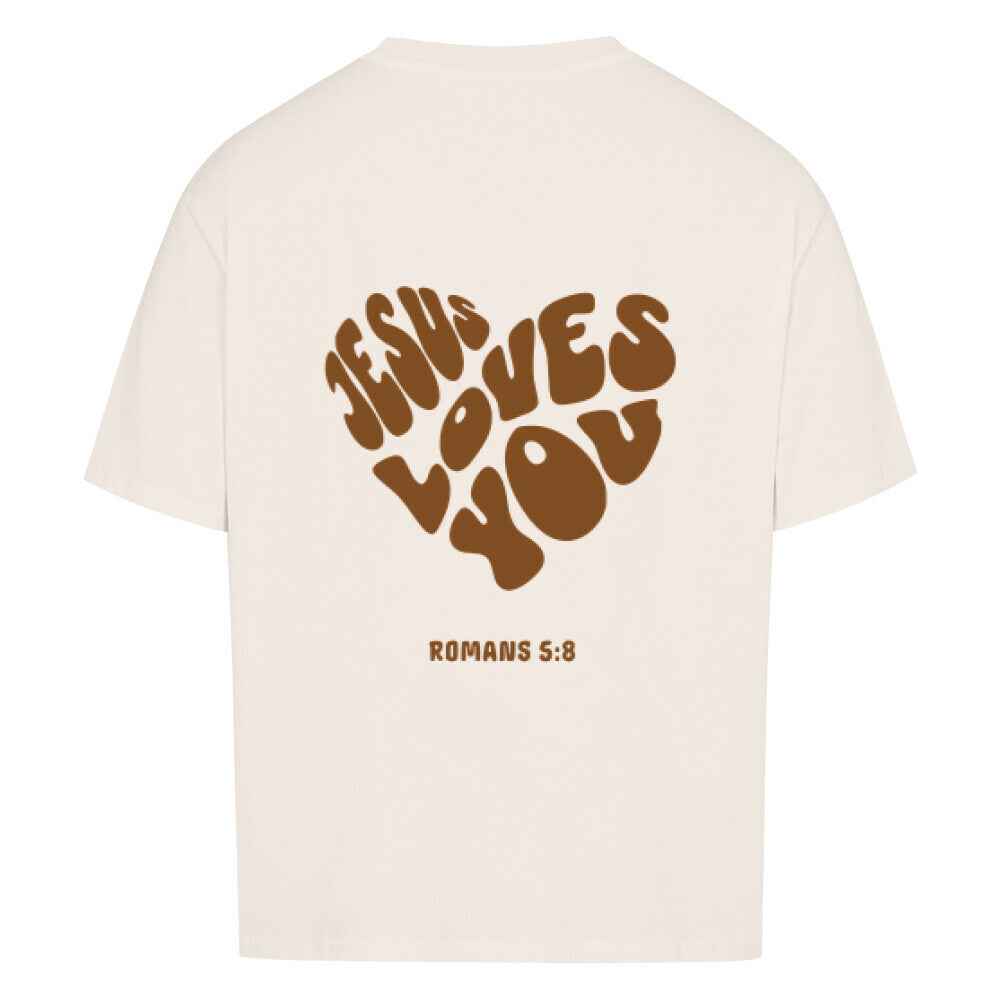 JESUS LOVES YOU OVERSIZE SHIRT