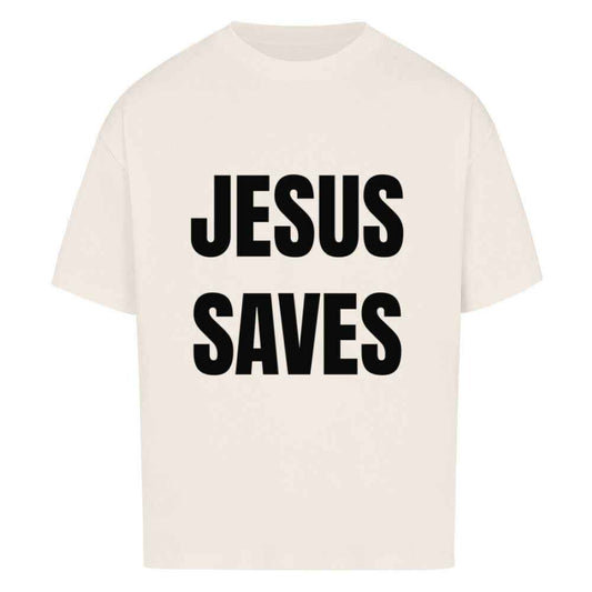 JESUS SAVES OVERSIZE SHIRT