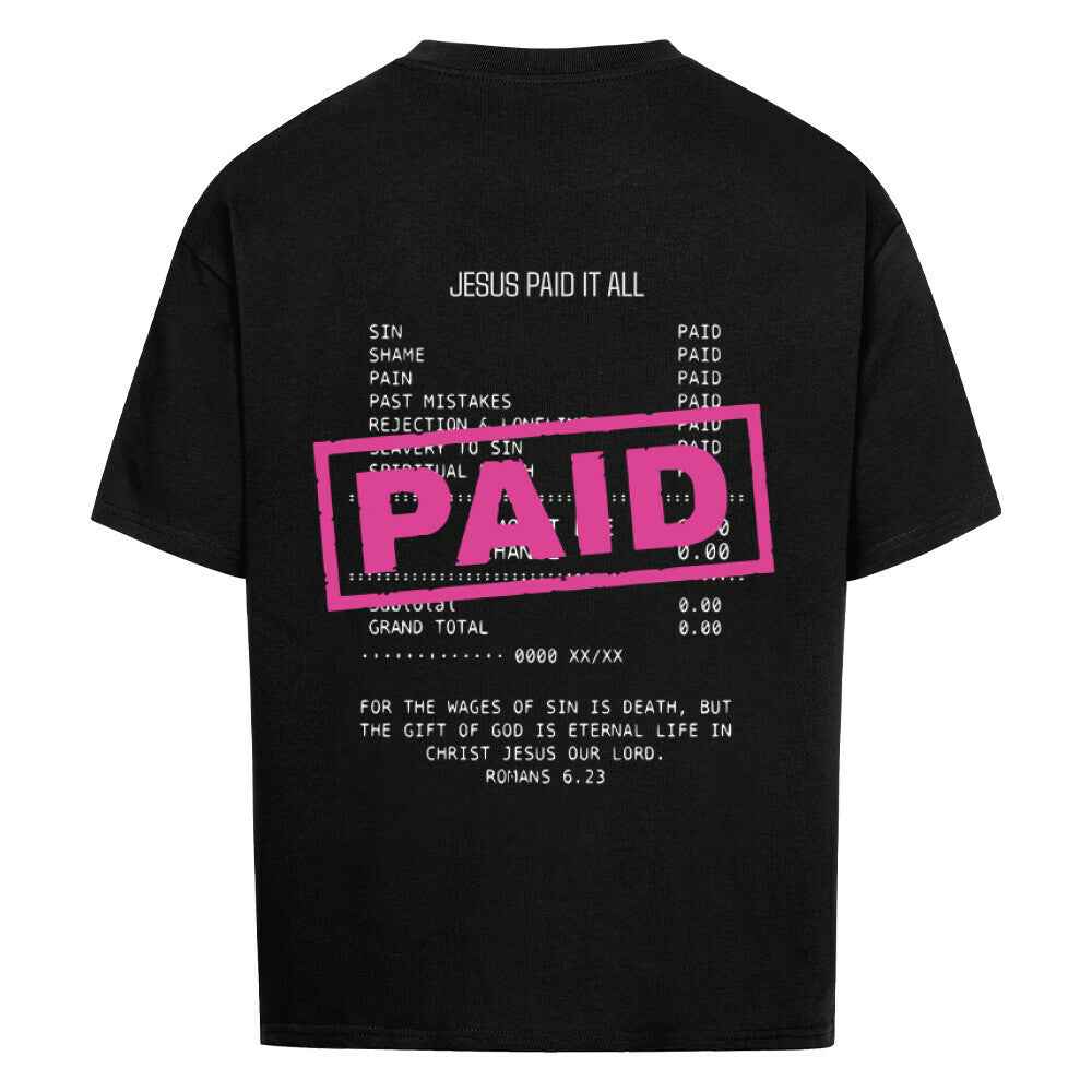 JESUS PAID IT OVERSIZE SHIRT