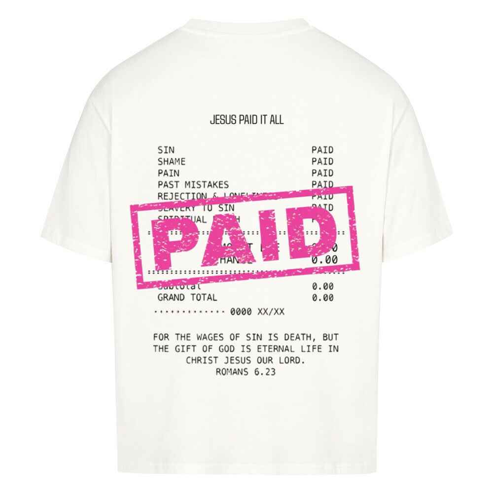 JESUS PAID IT OVERSIZE SHIRT
