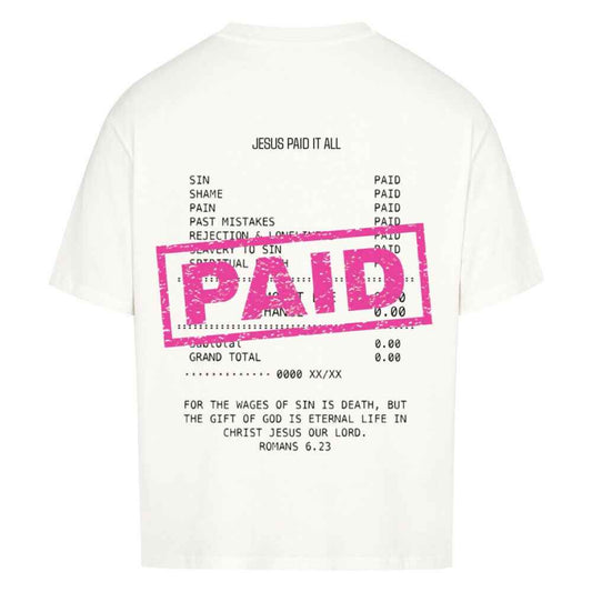 JESUS PAID IT OVERSIZE SHIRT