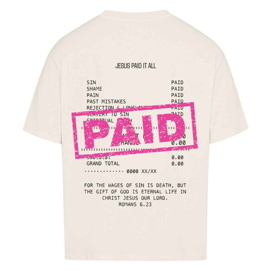 JESUS PAID IT OVERSIZE SHIRT