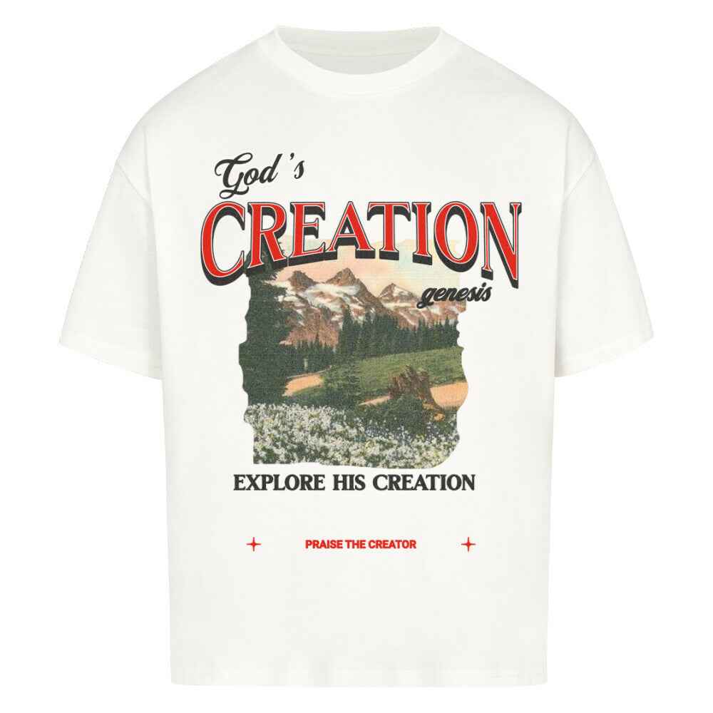 GOD'S CREATION OVERSIZE SHIRT