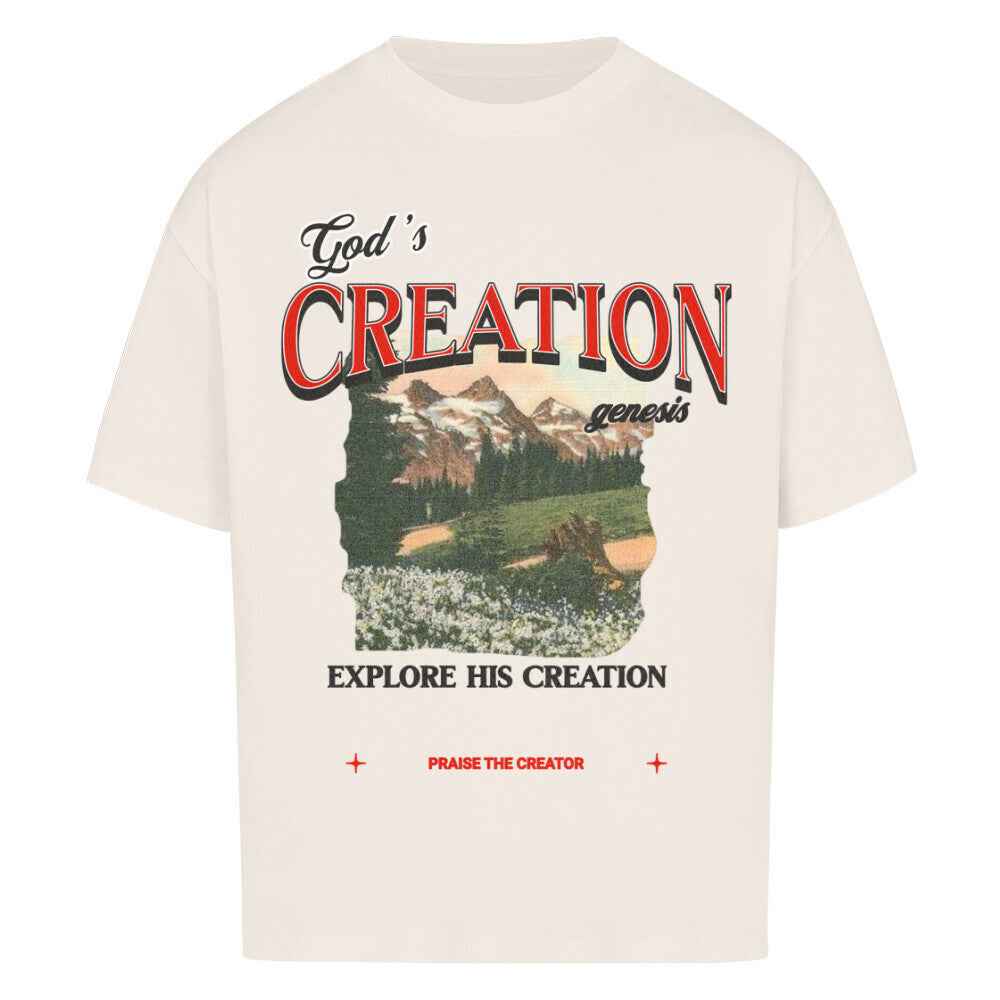 GOD'S CREATION OVERSIZE SHIRT