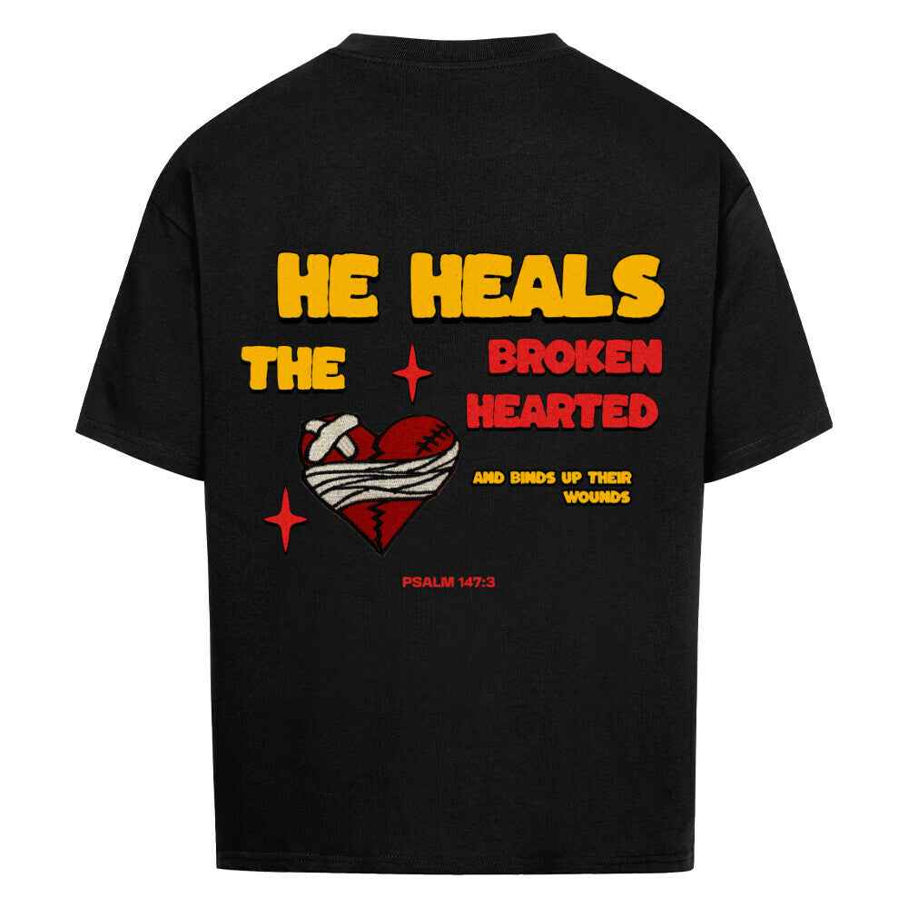 HE HEALS THE BROKENHEARTED OVERSIZE SHIRT