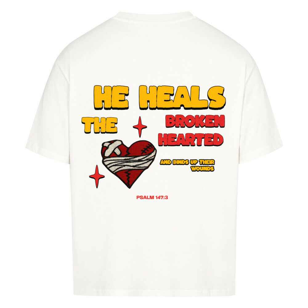 HE HEALS THE BROKENHEARTED OVERSIZE SHIRT