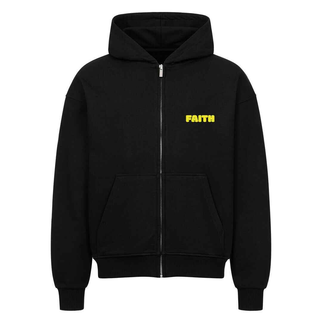 FAITH OVER FEAR OVERSIZE ZIPPER