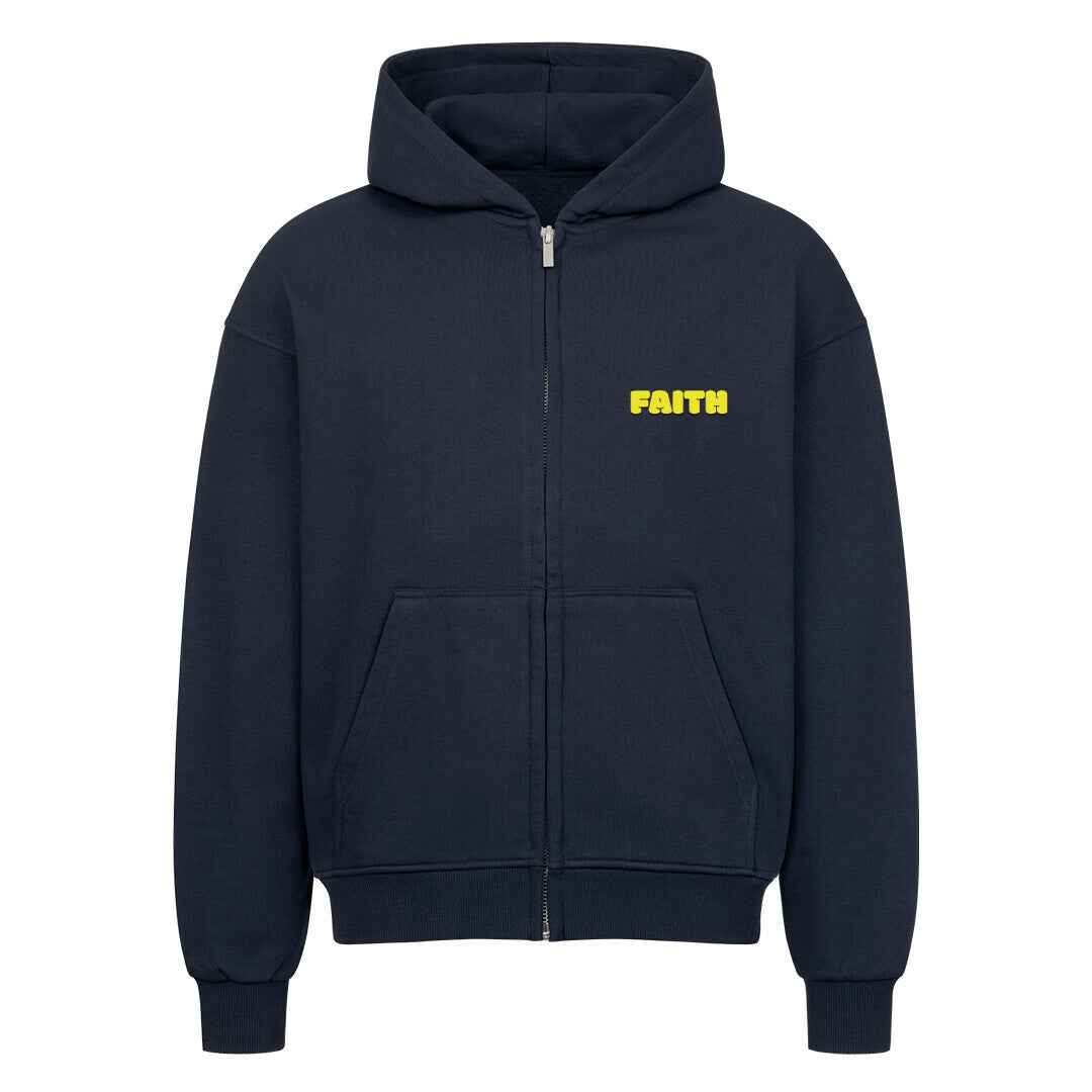 FAITH OVER FEAR OVERSIZE ZIPPER