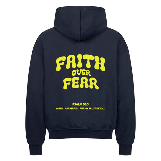 FAITH OVER FEAR OVERSIZE ZIPPER